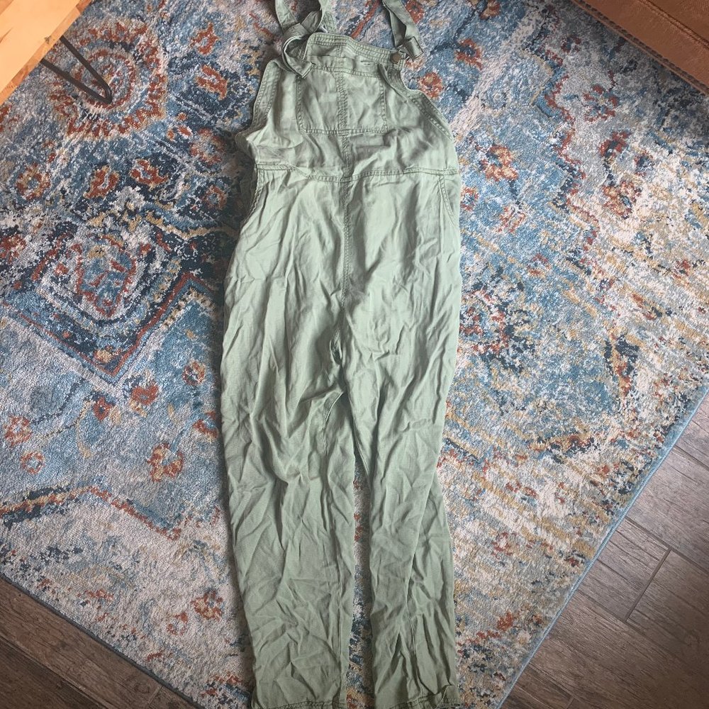 Green Comfy Overalls